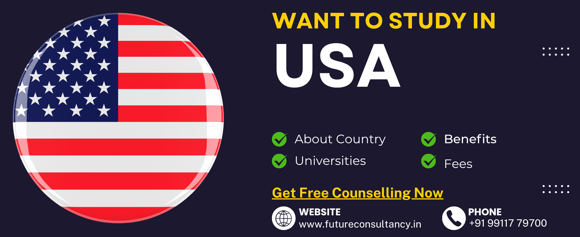 Study in USA - Future Consultancy Services