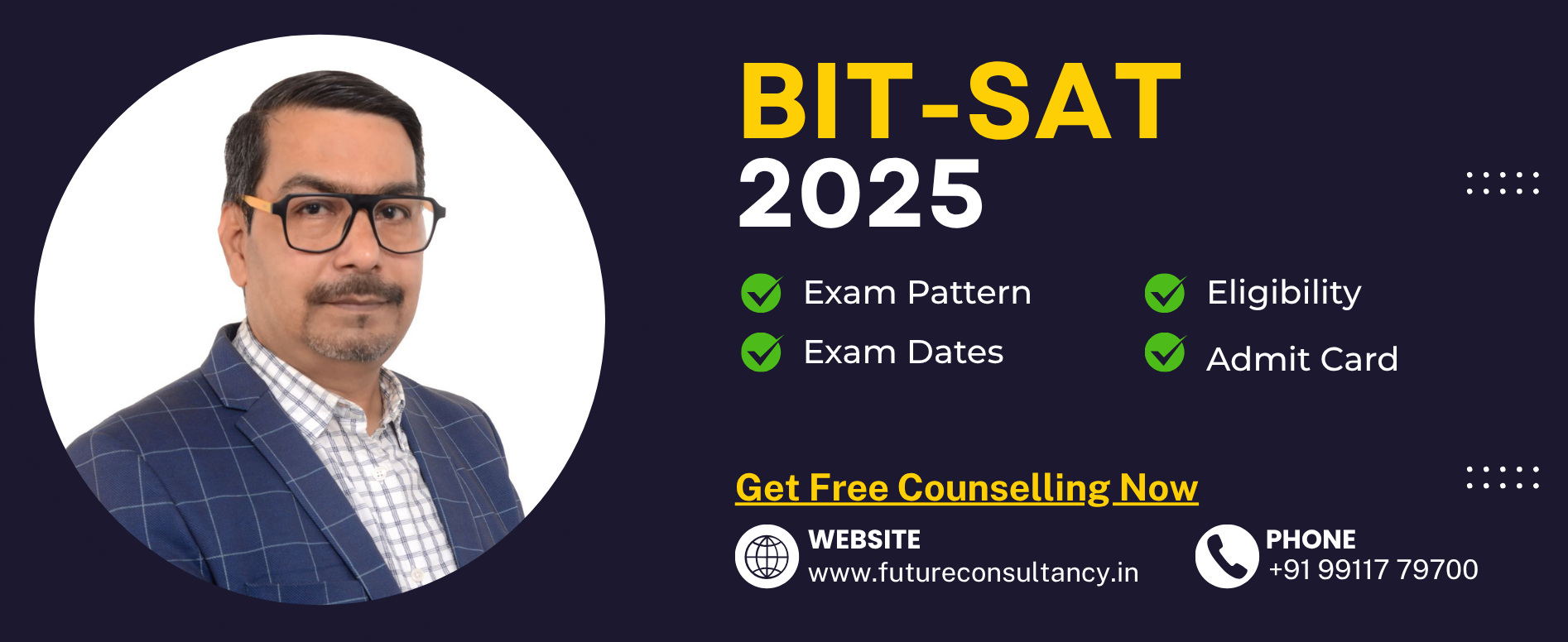 BIT SAT Exam 2025 Full Details - Future Consultancy Services
