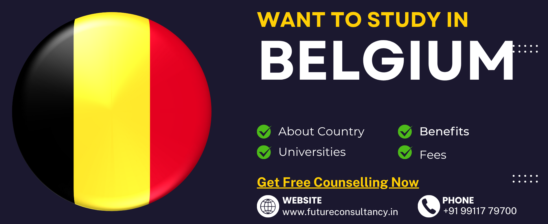 Study in BELGIUM - Future Consultancy Services